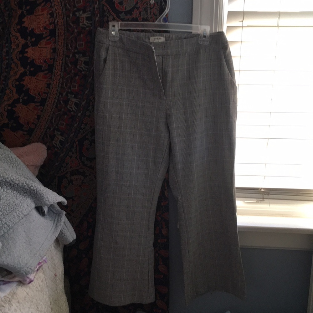 plaid trouser pants